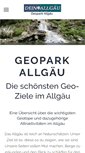 Mobile Screenshot of geopark-allgaeu.de